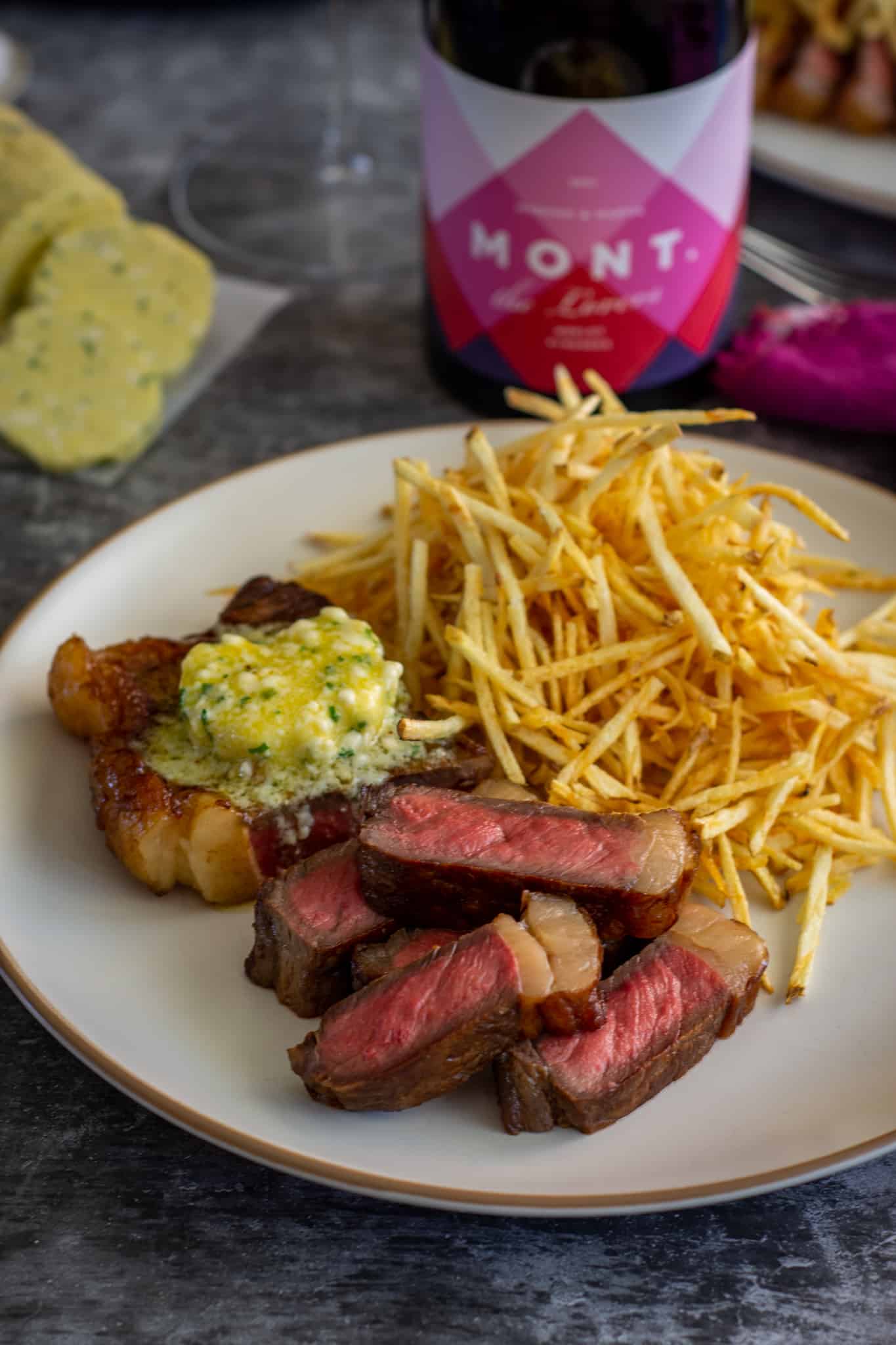 Striploin, Frites & Blue Cheese Butter